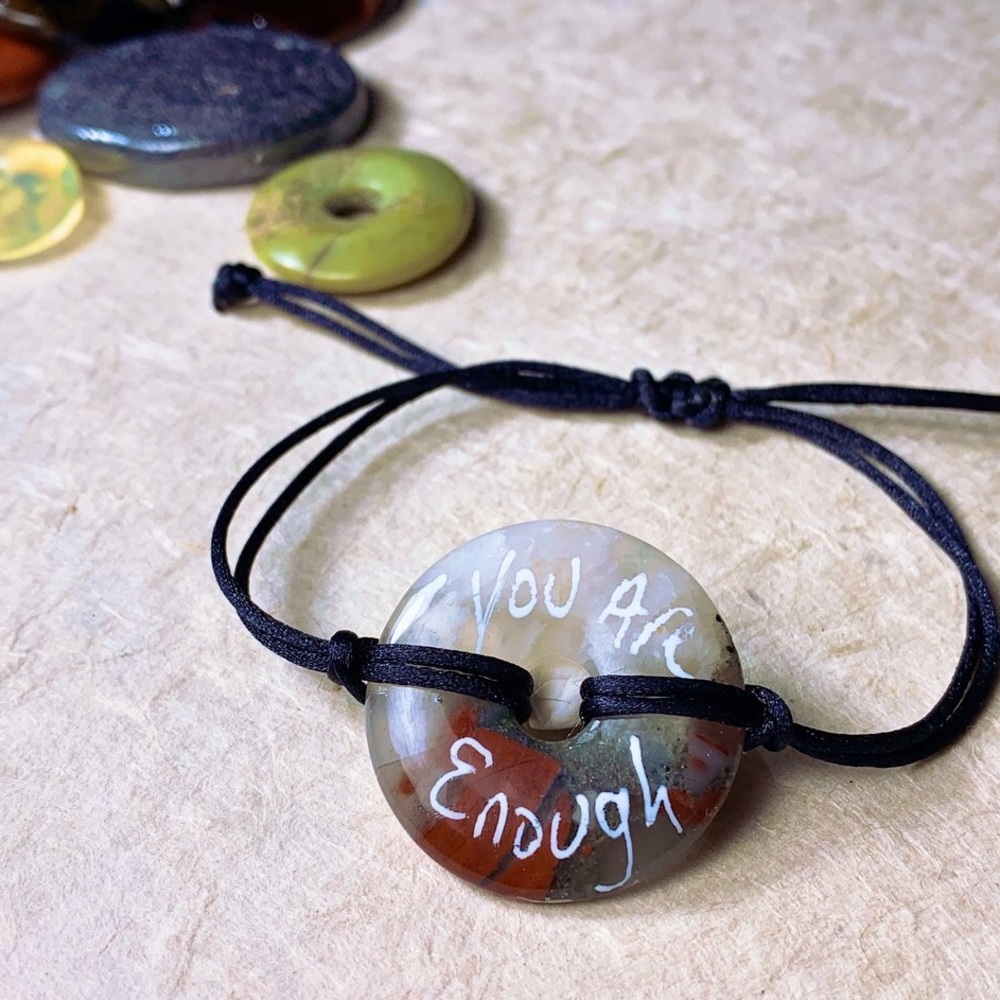 CUSTOM WORD MYINTENT PI STONE BRACELET - Picture 5 of 7